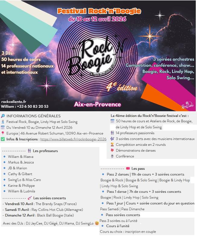 Festival Rock'n Boogie à Aix-en-Provence