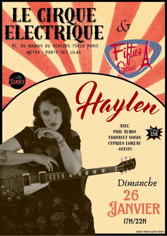 Haylen au Cirque Electrique avec Fiftiessound