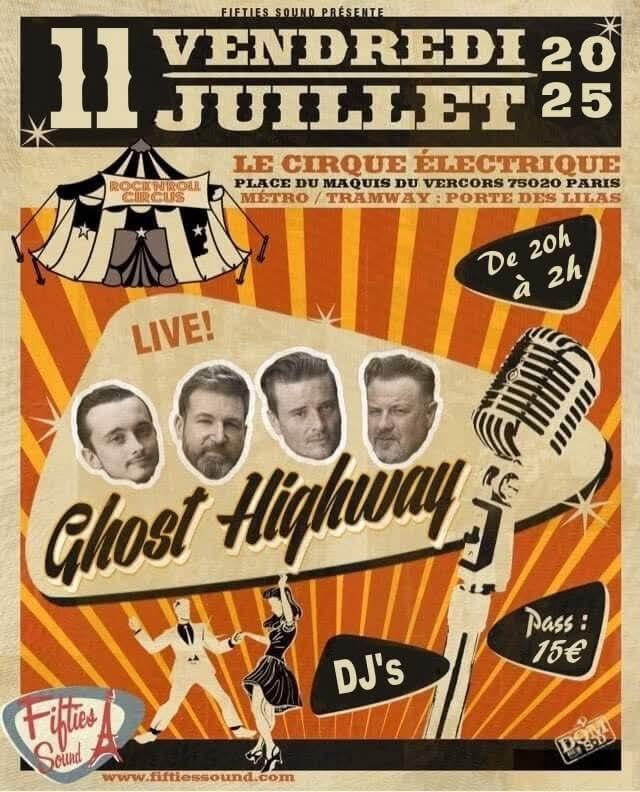 Les Ghost Highway au Cirque Electrique