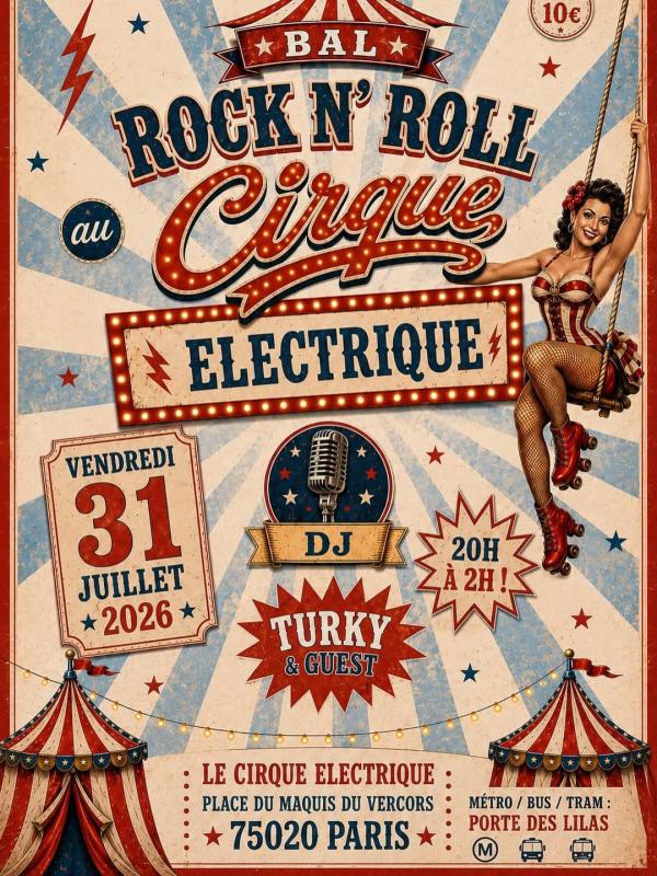 Soirée Rock'n Roll au Cirque Electrique avec Fiftiessound