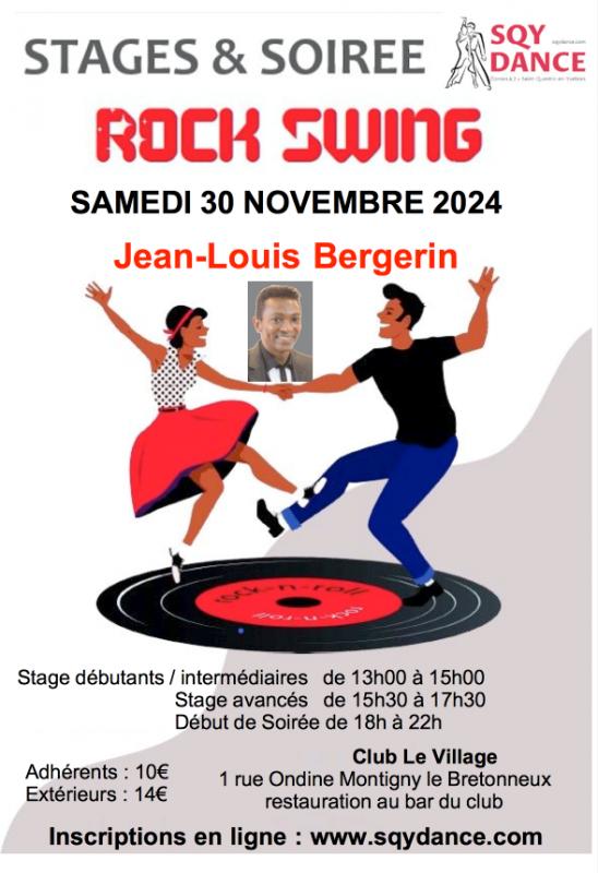 Sqy Dance : Stages et soirée Rock Swing du samedi 30 novembre à Montigny Le Bretonneux