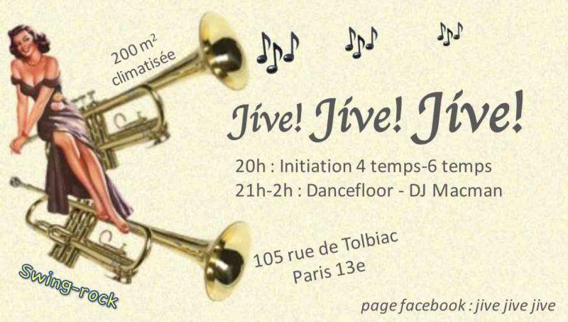 JIVE ! JIVE ! JIVE ! - DJs Macman & guests