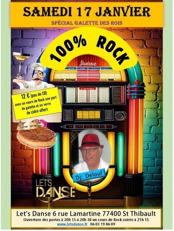 Soirée 100% Rock n Roll spéciale galette des rois avec Let's Danse