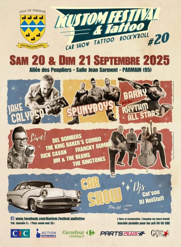 KUSTOM FESTIVAL & TATTOO à PARMAIN (95)